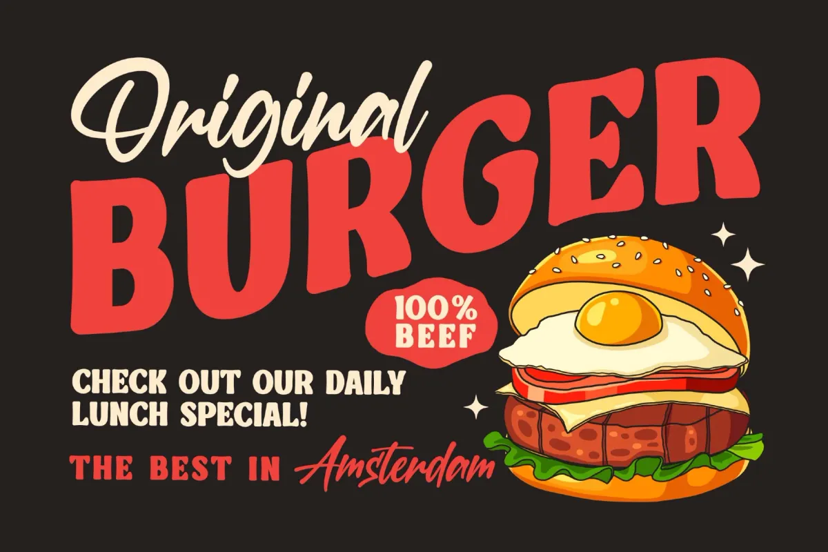 Kitchen Delight a Delicious Font Duo