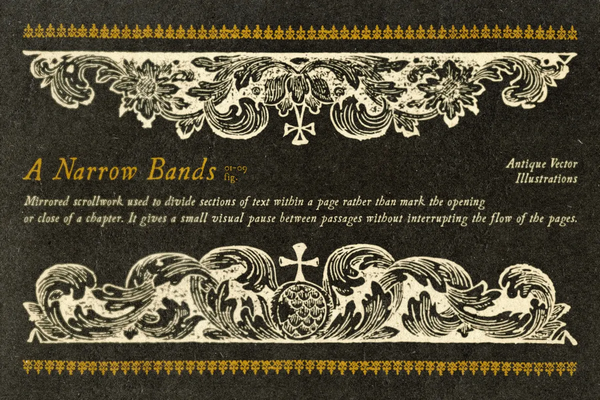 Sacred Ornaments. Orthodox Vector Illustrations