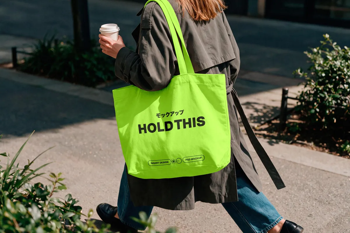 Shoulder Tote Bag Mockup