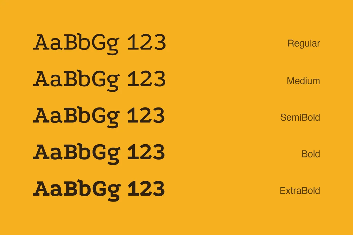 Podkova - Free Wide Slab Font