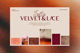 Softy Velvet & Lace Backgrounds