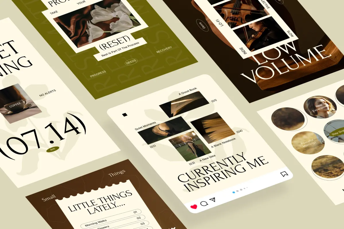 Aesthetic Instagram Pack - Affinity Template