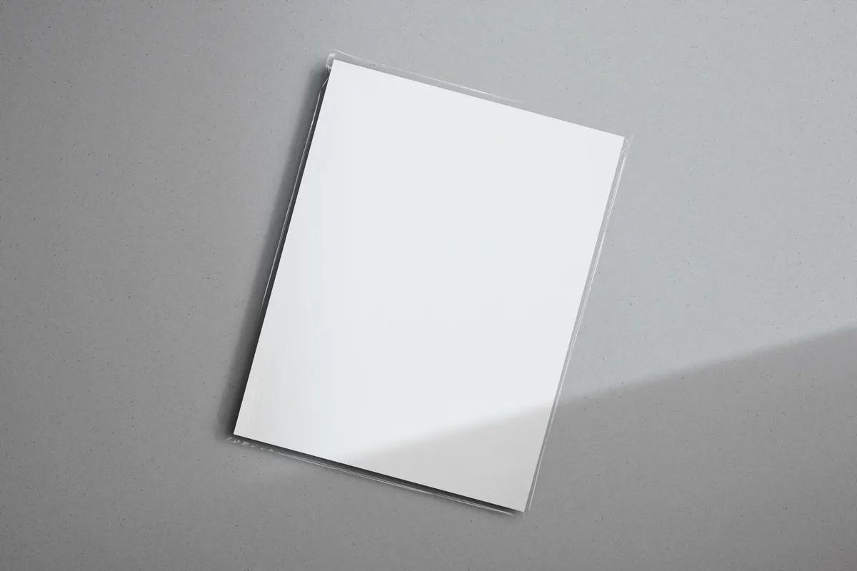 Sleeve Covered Magazine Mockup