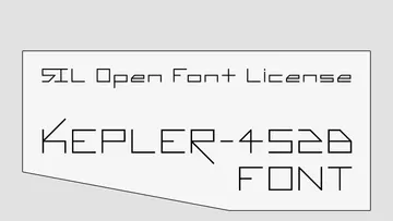 Kepler-452b Font