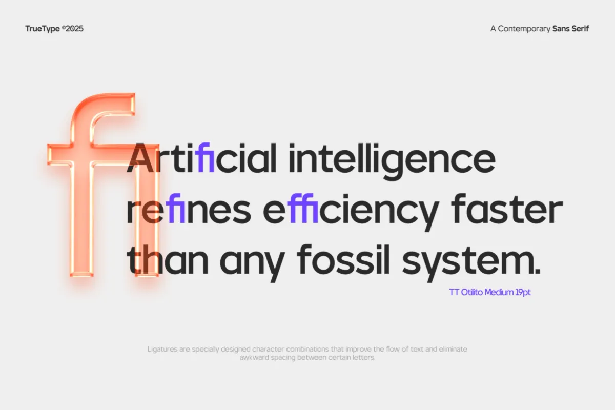 TRT Otilito Sans Font Family