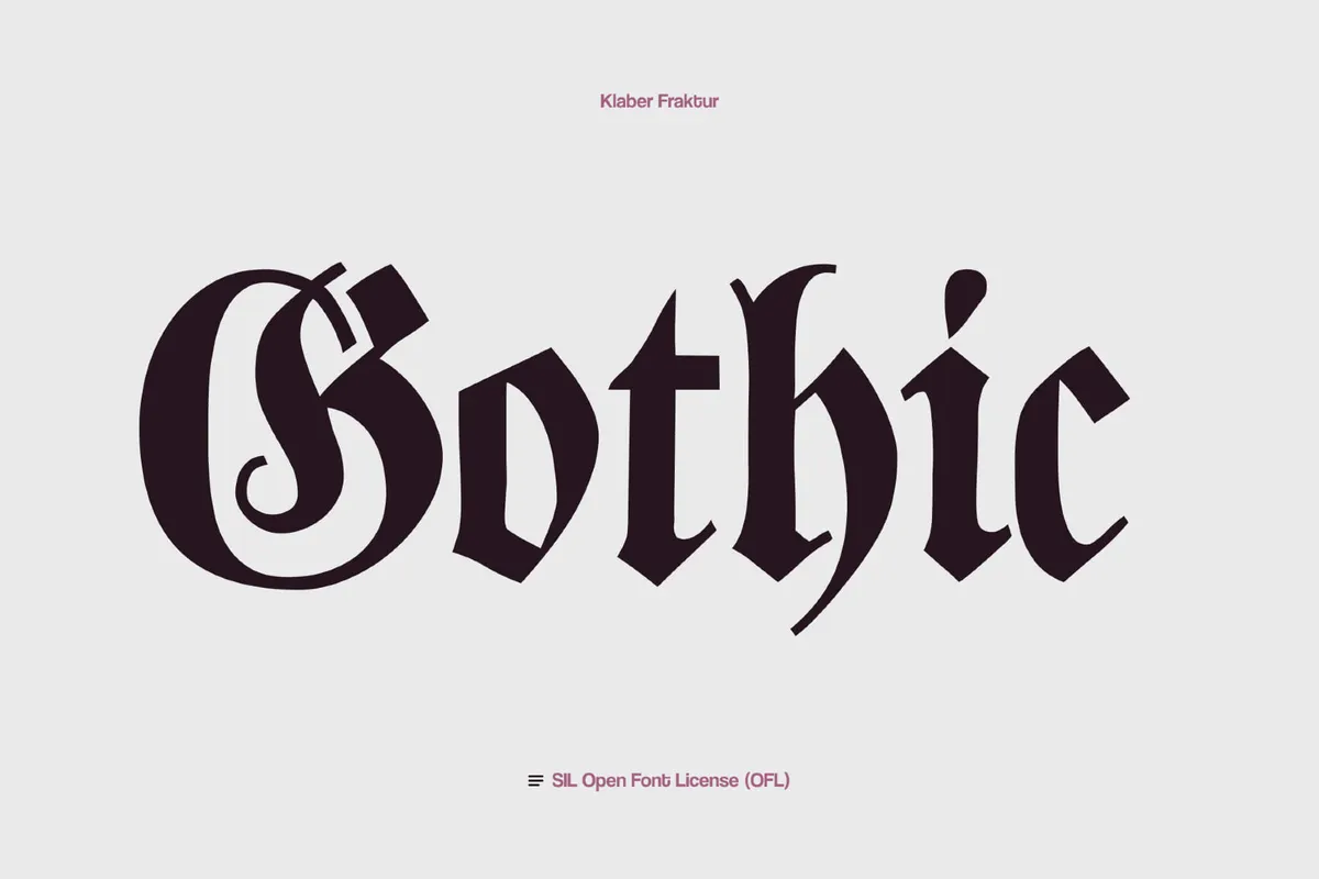 Klaber Fraktur Font