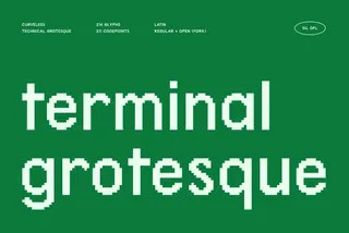 Terminal Grotesque - Free Terminal Font