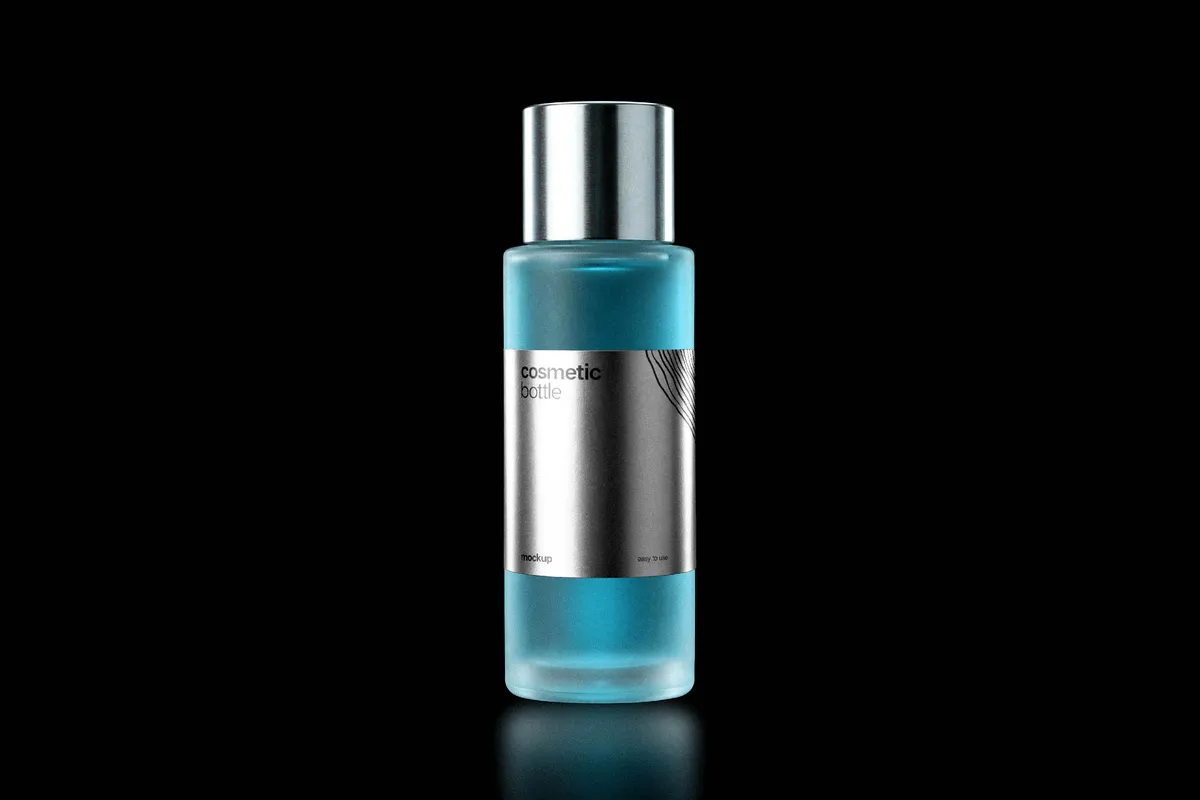 Skincare Cosmetic Bottle Mockup
