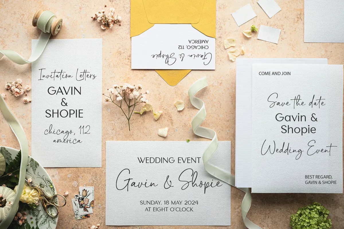 Elegant Golden - Font Duo