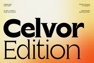 Celvor Edition – Contemporary Serif Font Family