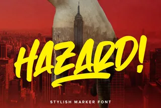 Hazard Marker Font