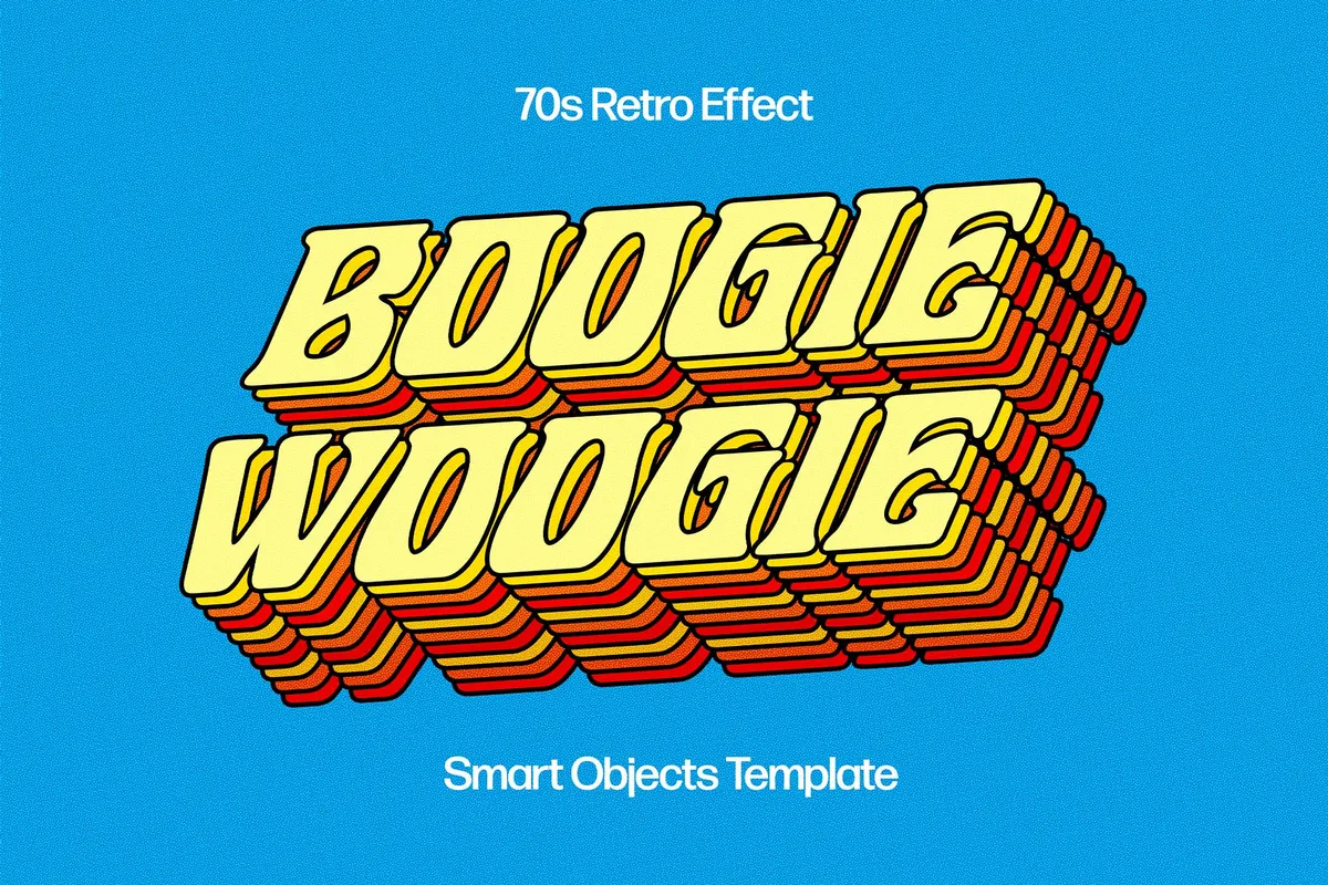 Playful Retro Text Effect