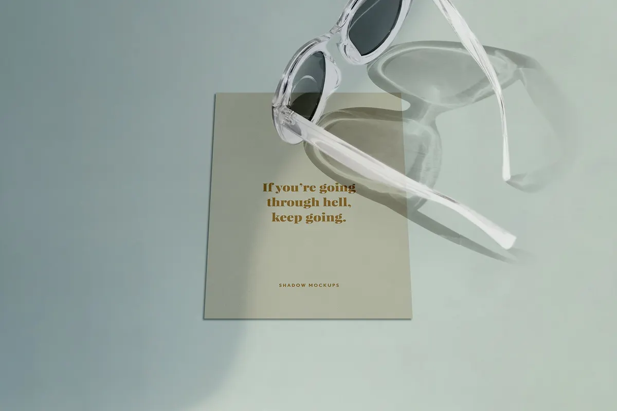 Ombra Stationery Shadow Mockups