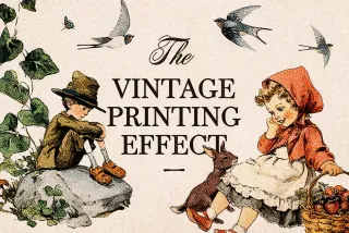 Vintage Print Photo Effect