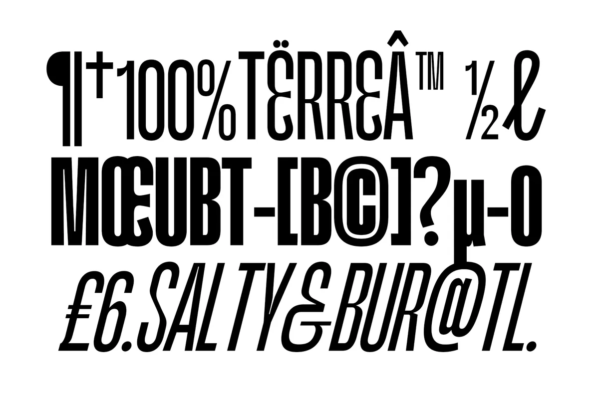 Kimotto Condensed - Bold Sans Serif Font