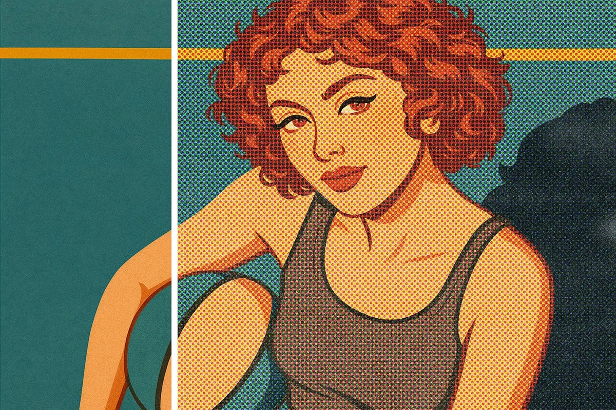 Retro Dotted Printer Design Effect