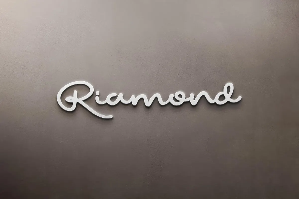 3D Metal Sign Mockup
