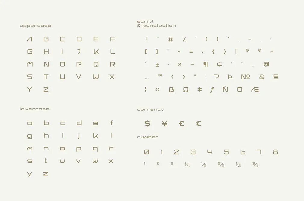 Barmo Futuristic Tech Font
