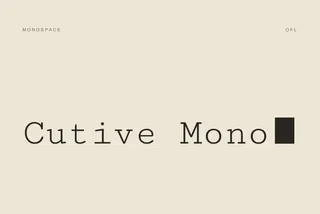 Cutive Mono
