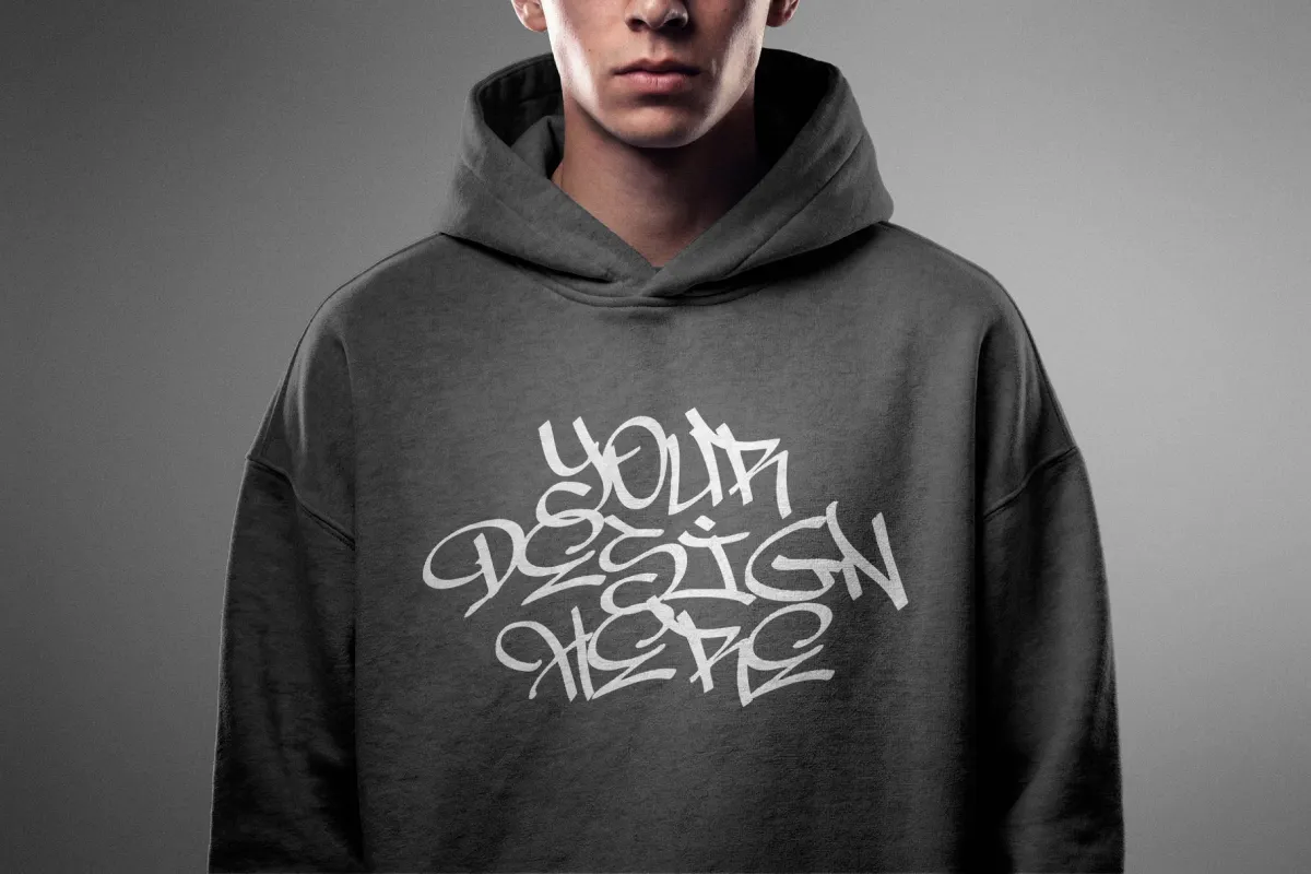 Streetwear Hoodie Print Mockup