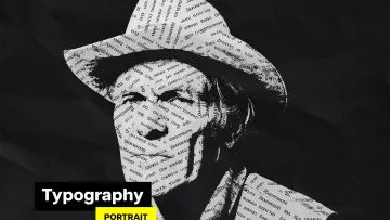 Typography Portrait Photo Effect