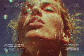 Retro Chromatic Noise Photo Effect