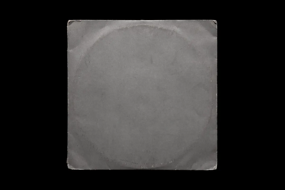 Damaged Vinyl Cover Mockup