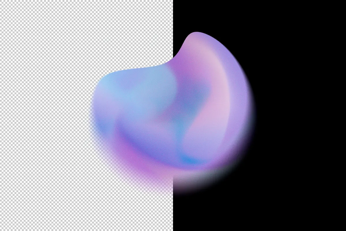 Chroma Gradient Texture Shapes