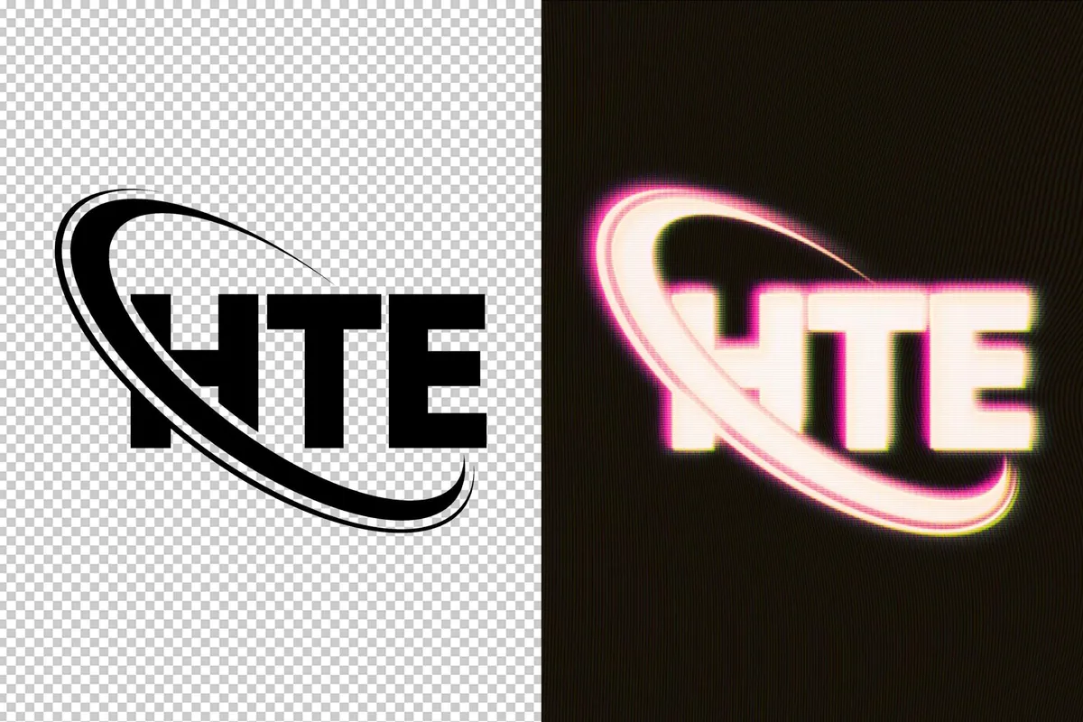 VHS Glowing Tape Text Effect
