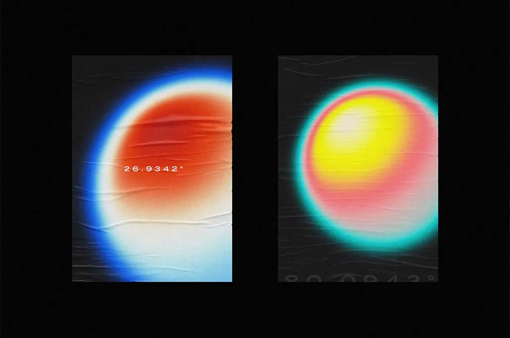 Quantum Space Gradient Textures