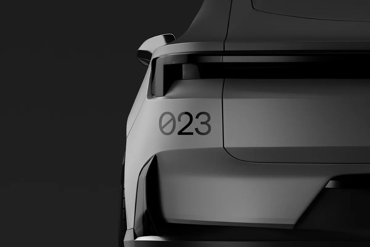 Car Sticker Mockup