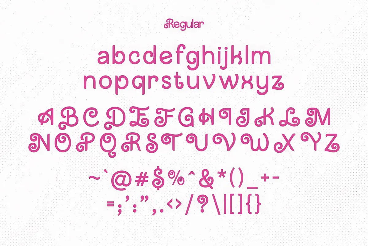 Barbella Typeface - Regular & Shadow
