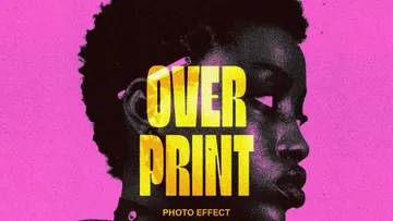 Pink Overprint Effect