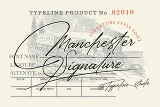 Manchester Signature Font
