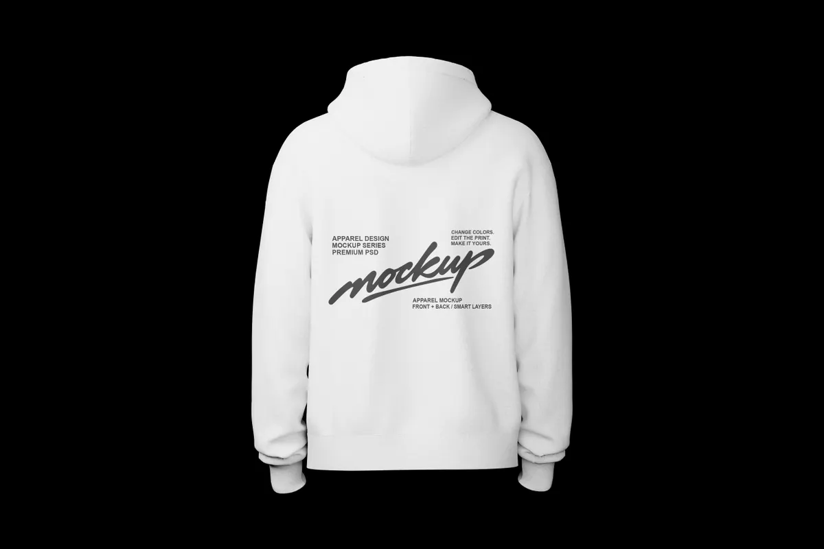 Oversized Hoodie Mockups 3D