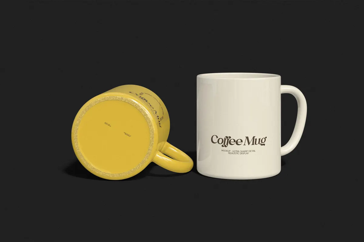 Ceramic Coffee Mug Mockup