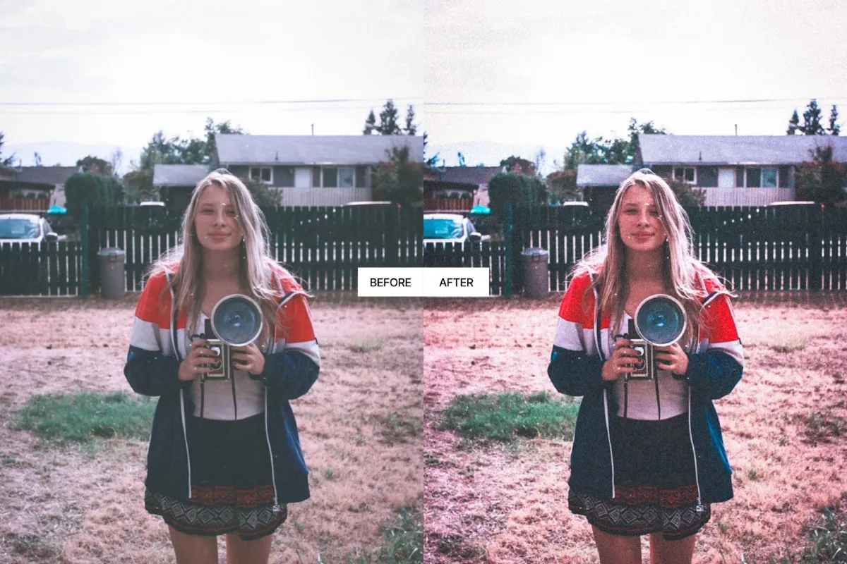 80s Style Look Lightroom Presets