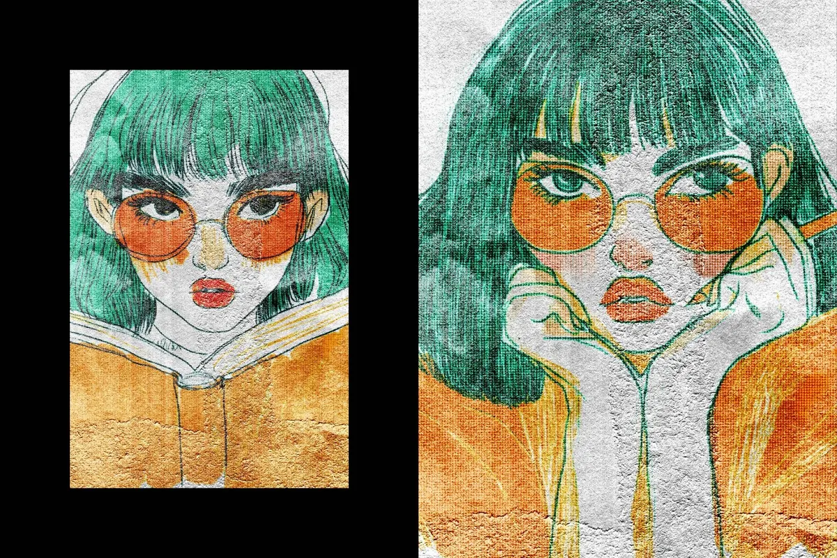 Torn Print Photo Effect