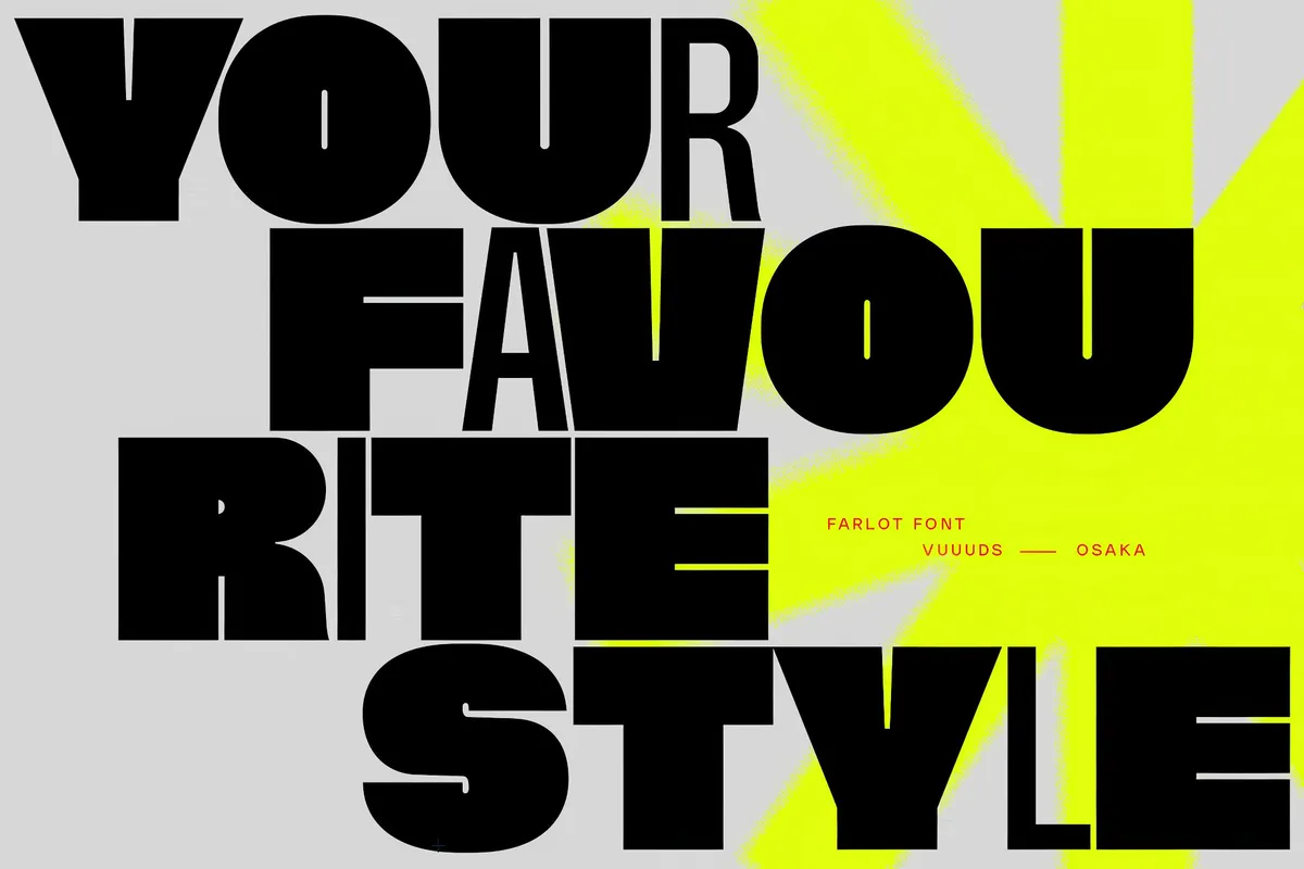 Farlot - Bold Sans Serif Display Family