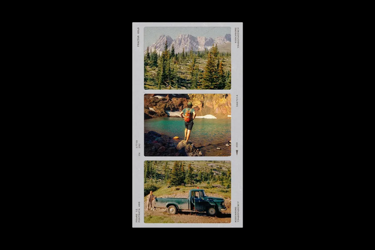 Film Frames Collection: PSD & PNG Overlays