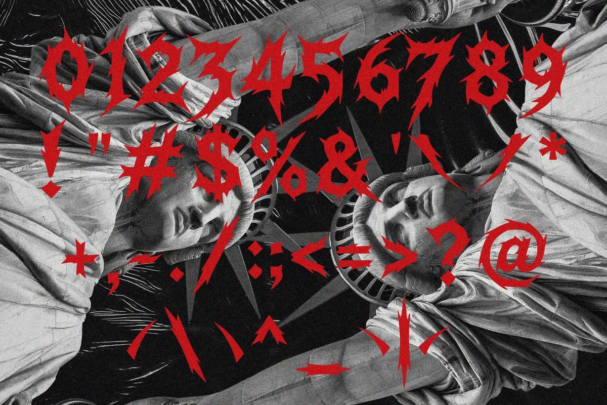 MIDNIGHT LEGACY — Black Metal Font