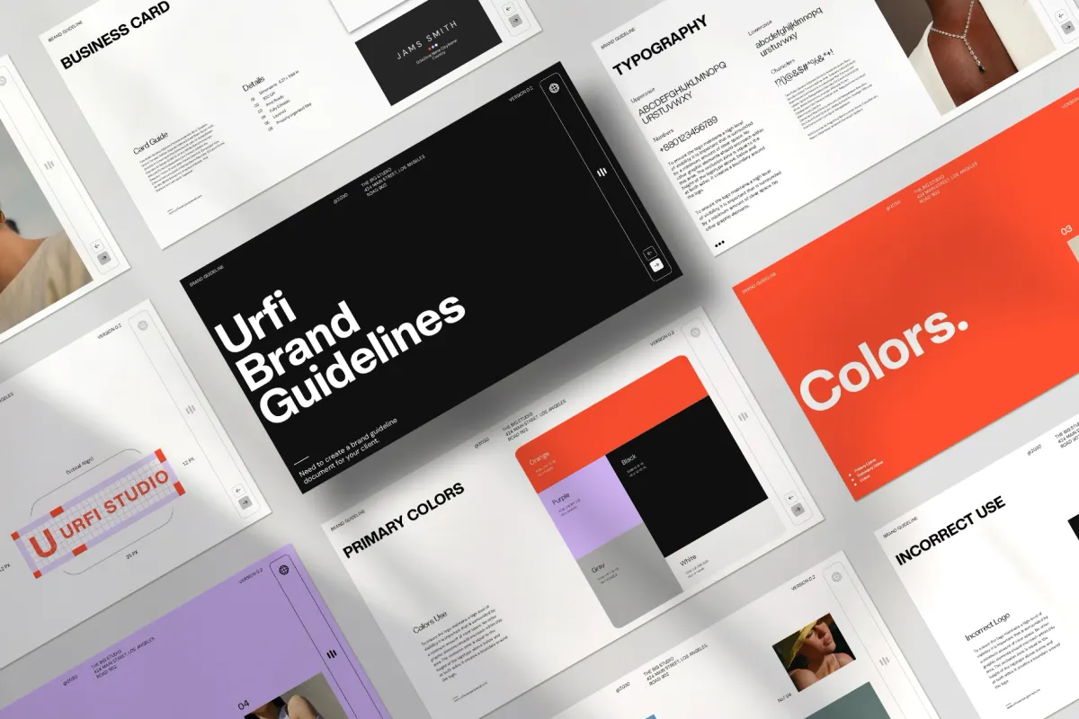 URFI - Brand Guidelines Presentation Template