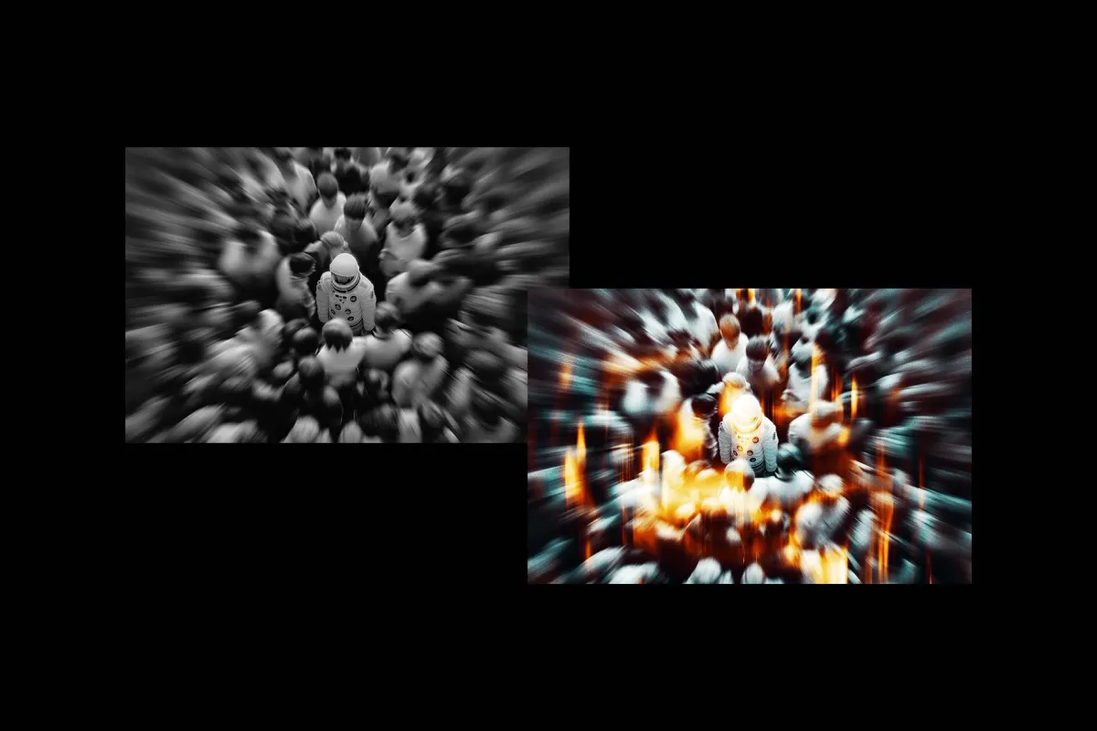 Light Ghost Photo Effect