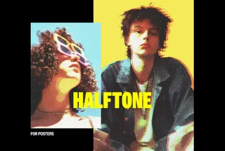 CMYK Halftone Poster Effect