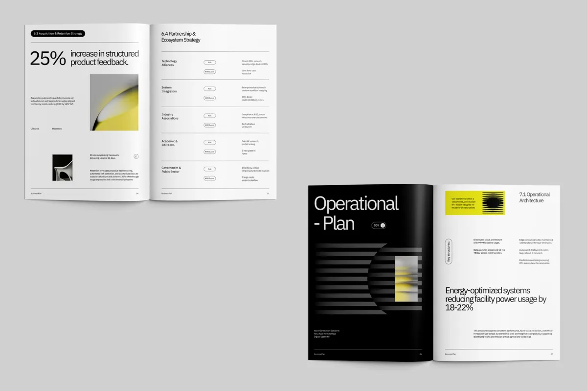 Dark Minimalist Business Plan for Affinity