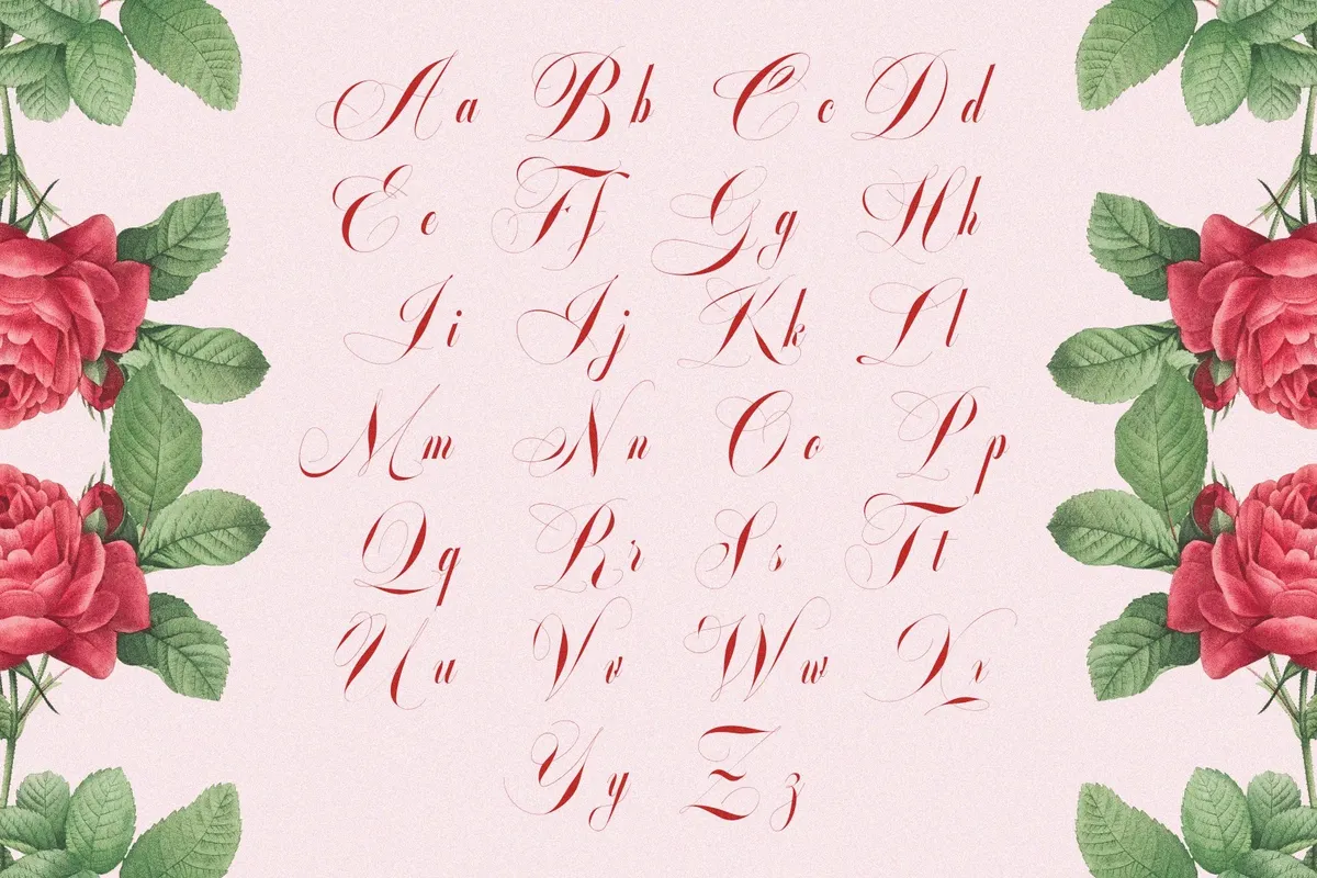 GLOWING ROMANCE — Luxury Calligraphy Font