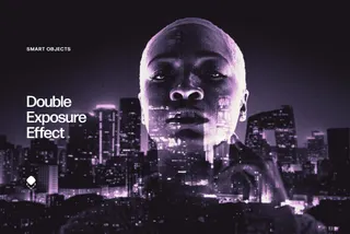 Purple Double Exposure Effect