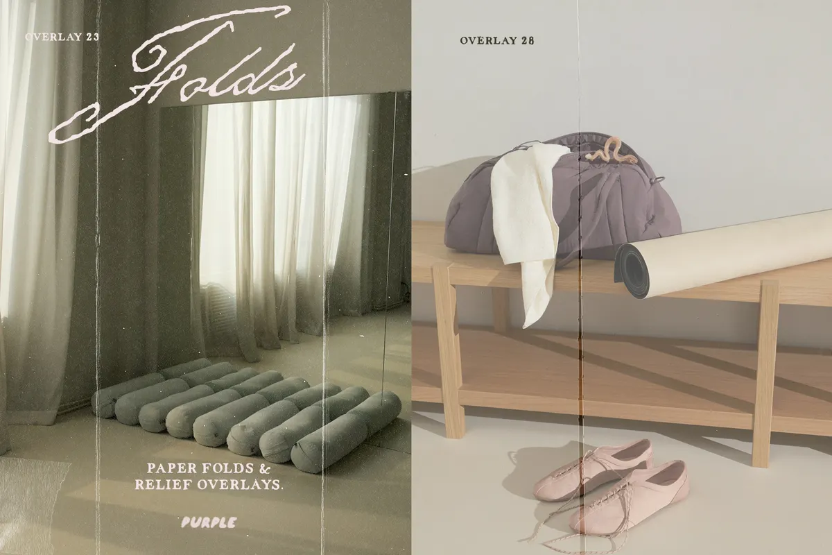 Paper Fold Overlays