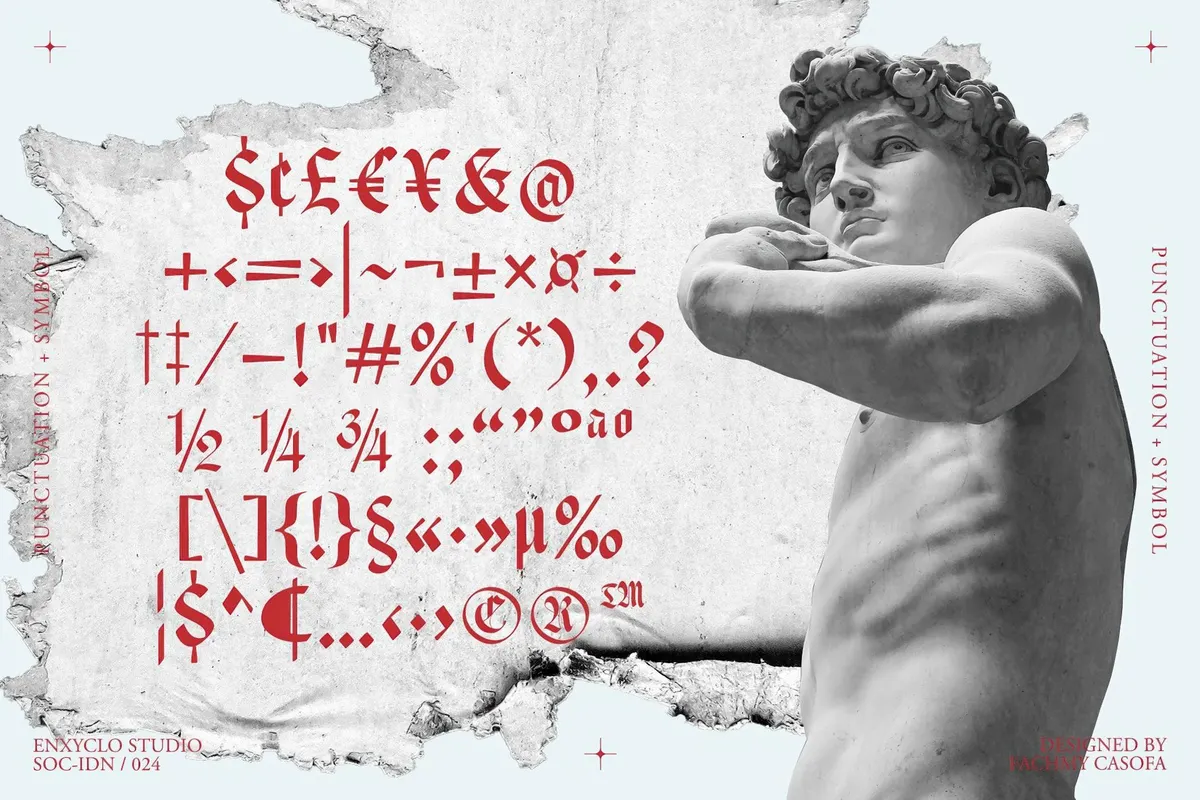 NCL Enigmatic Waesbendiy — Blackletter Font