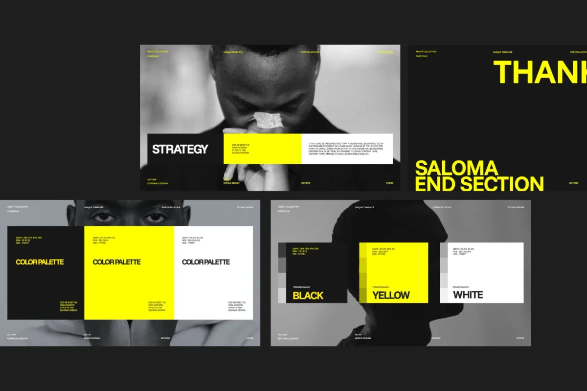 Saloma - Modern Brand Portfolio Presentation